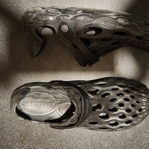 Merrell Black Ventilated Slip-On Shoes